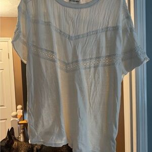 We The Free Cream Textured Top